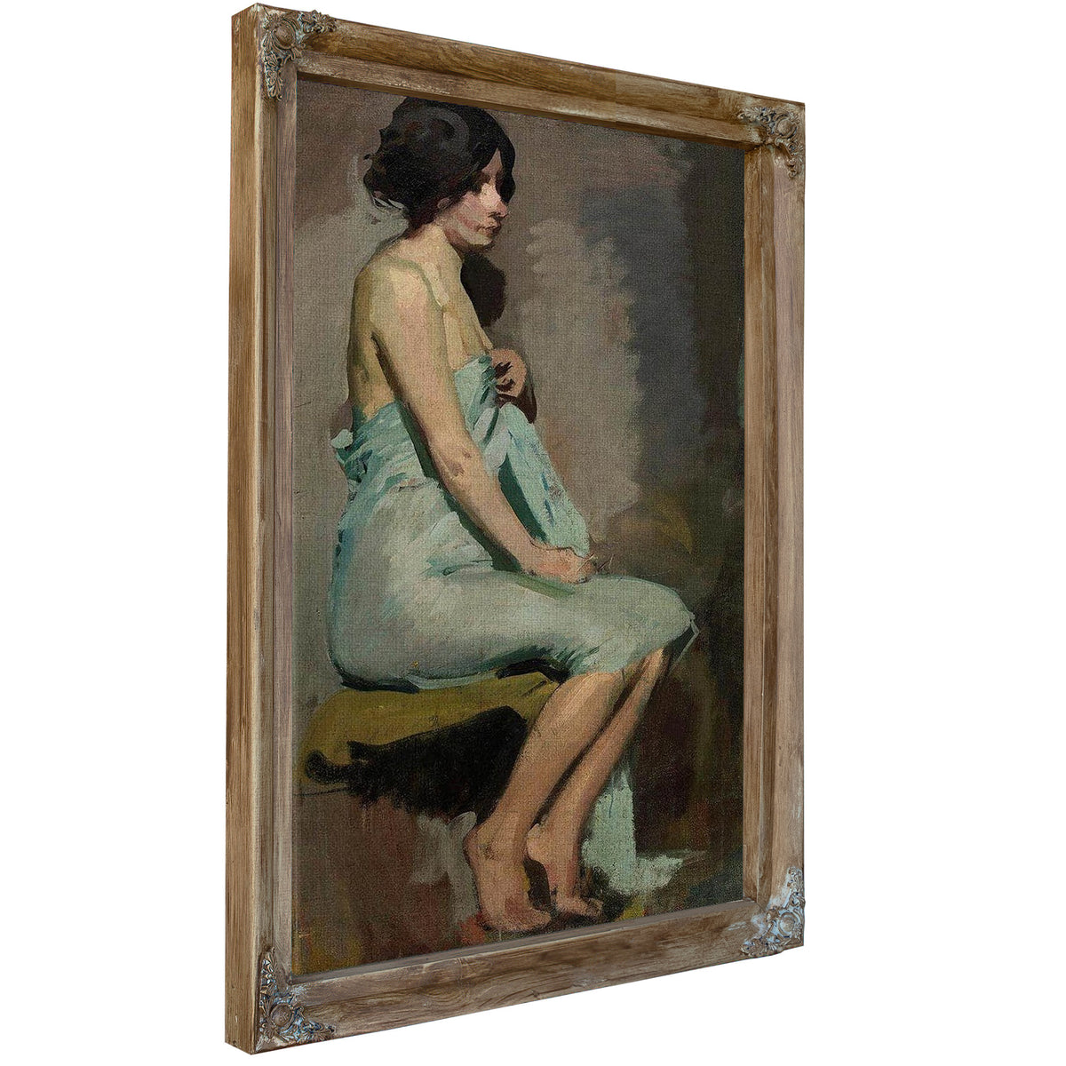 Study Of A Seated Woman By Alice Pike Barney