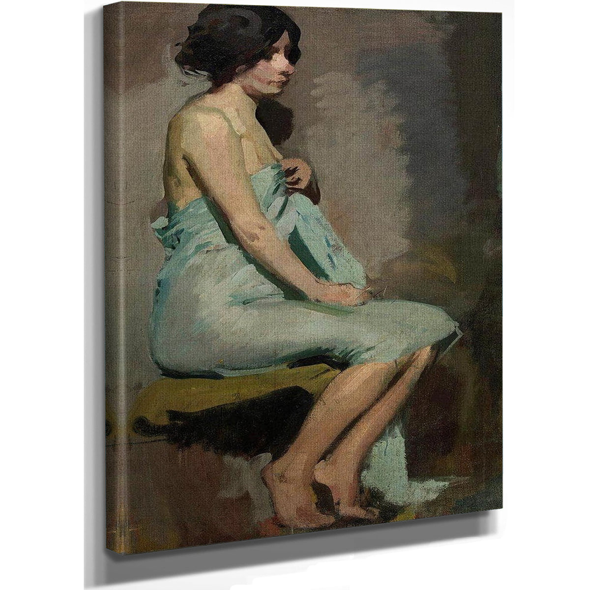 Study Of A Seated Woman By Alice Pike Barney