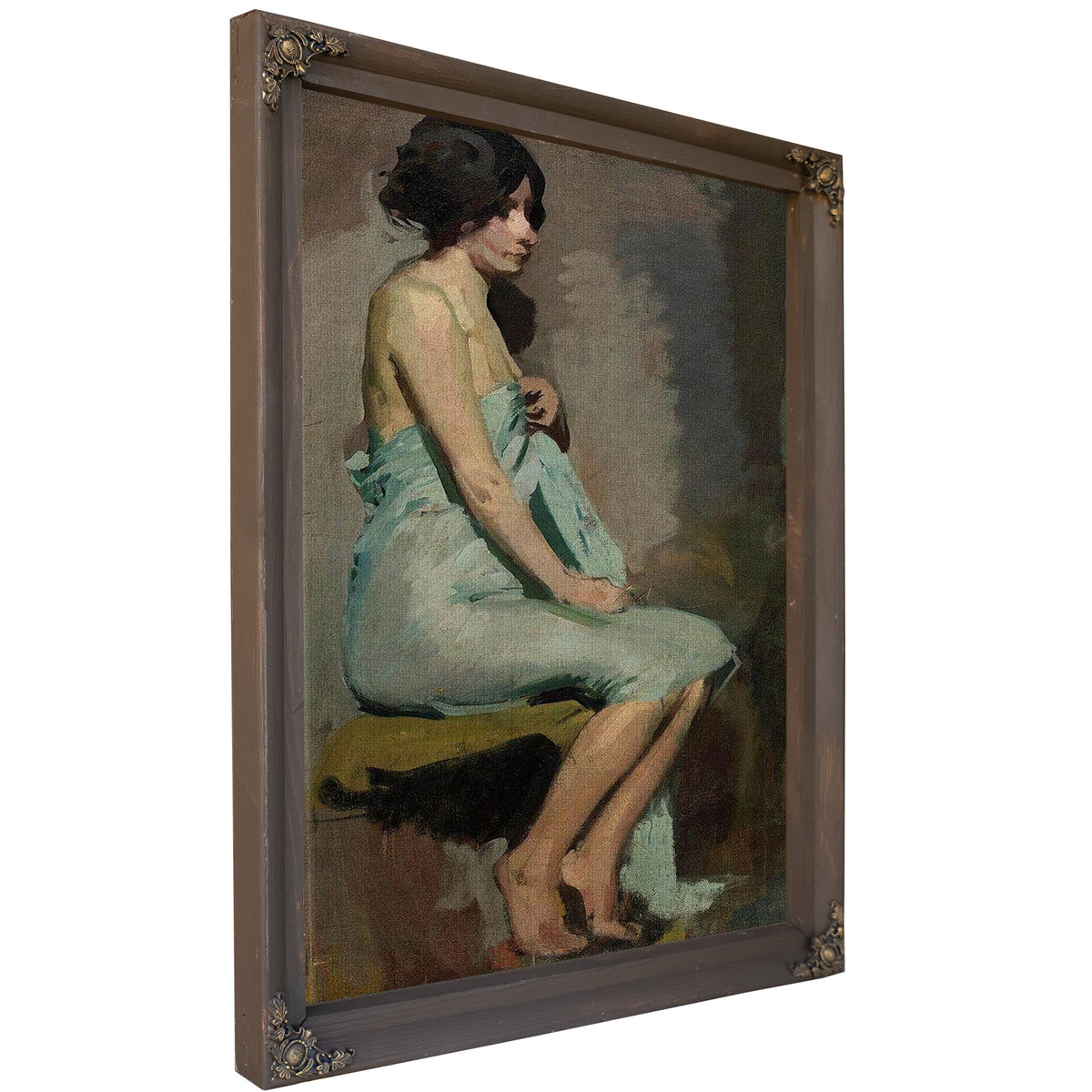Study Of A Seated Woman By Alice Pike Barney