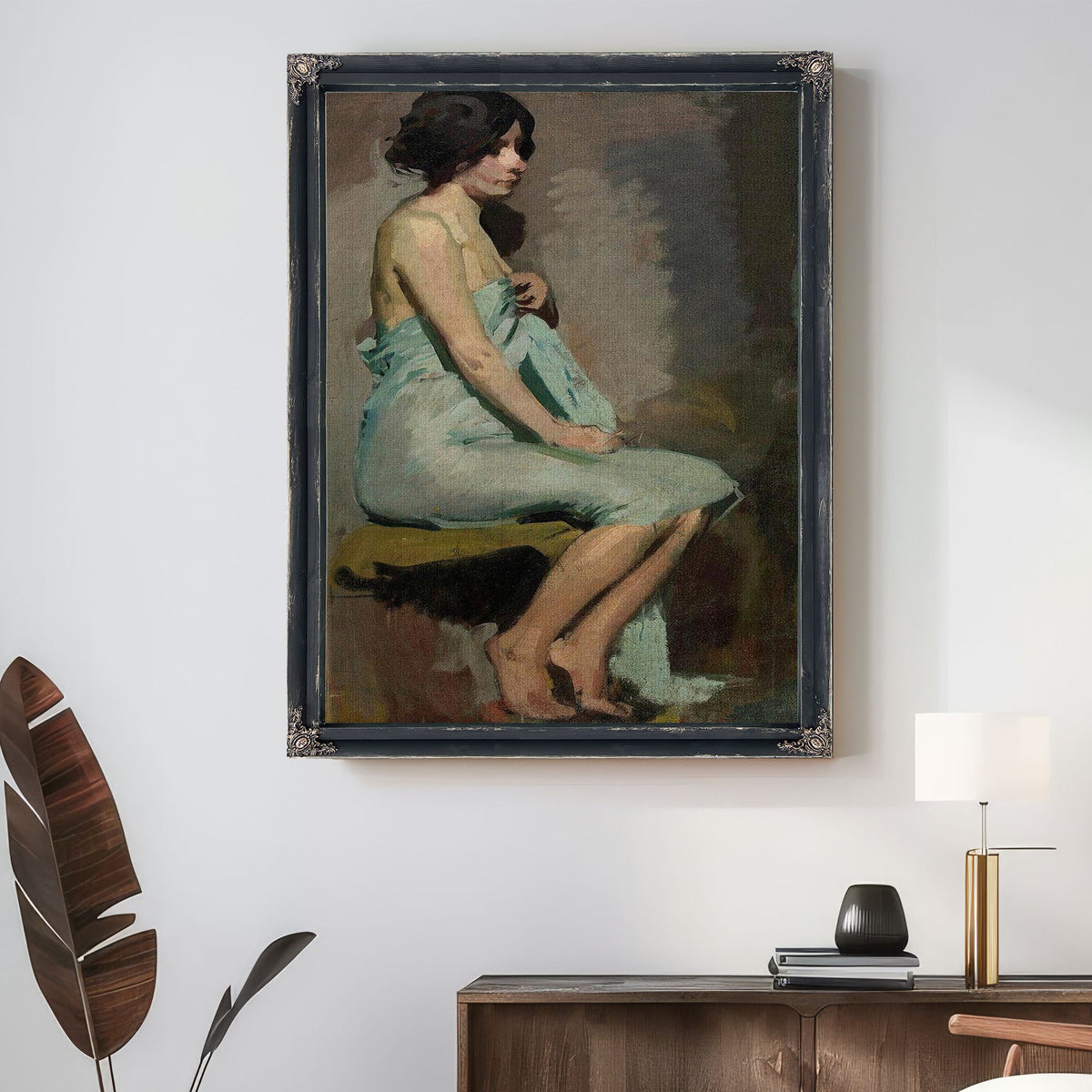 Study Of A Seated Woman By Alice Pike Barney