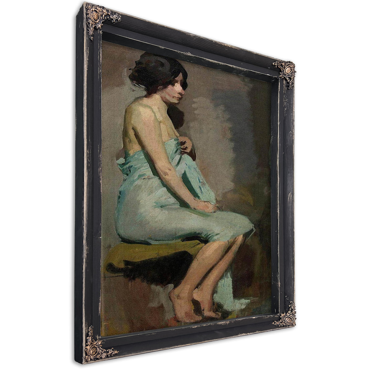 Study Of A Seated Woman By Alice Pike Barney