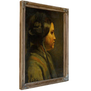 Study Of The Head Of A Young Woman In Profile 1855 By Matthijs Maris