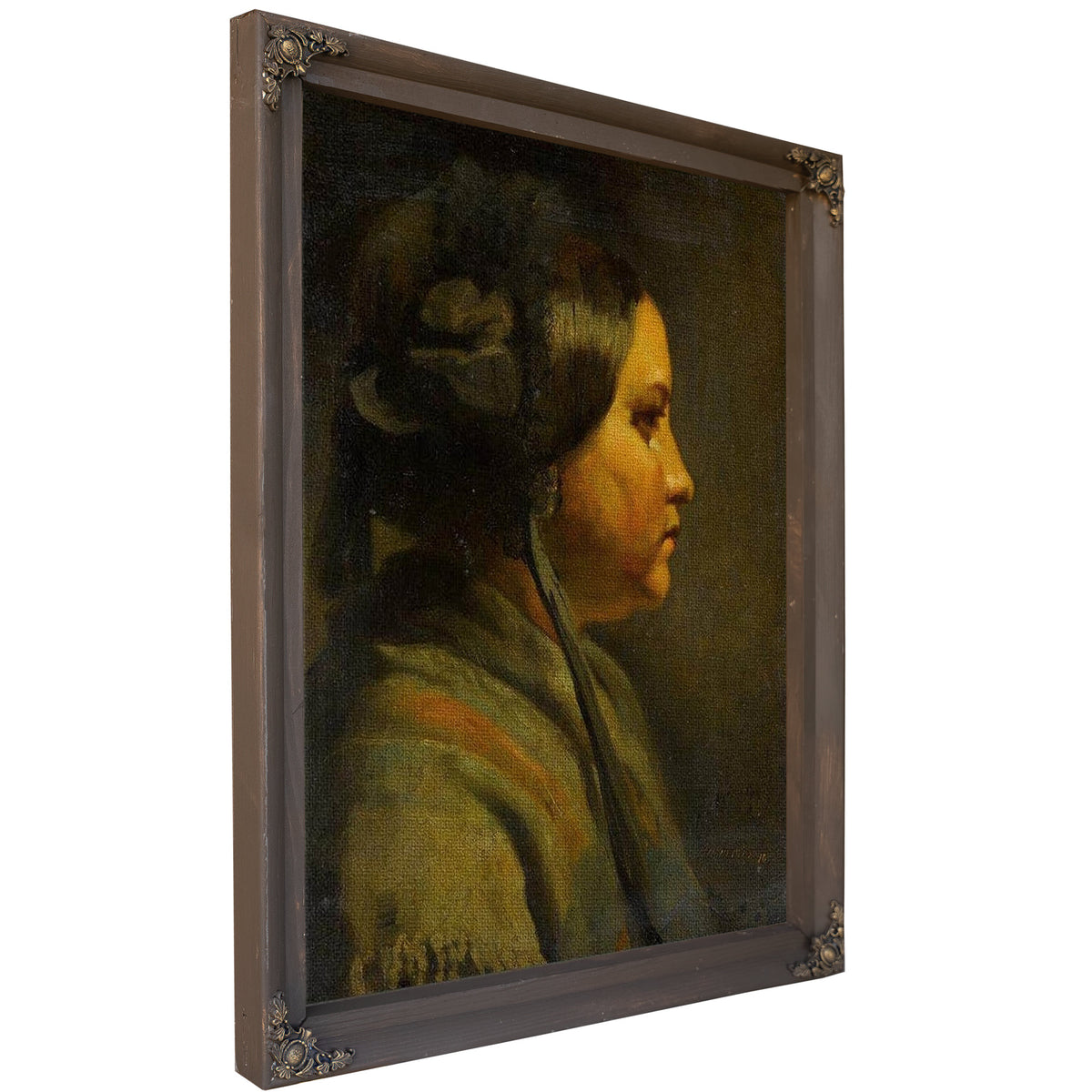 Study Of The Head Of A Young Woman In Profile 1855 By Matthijs Maris