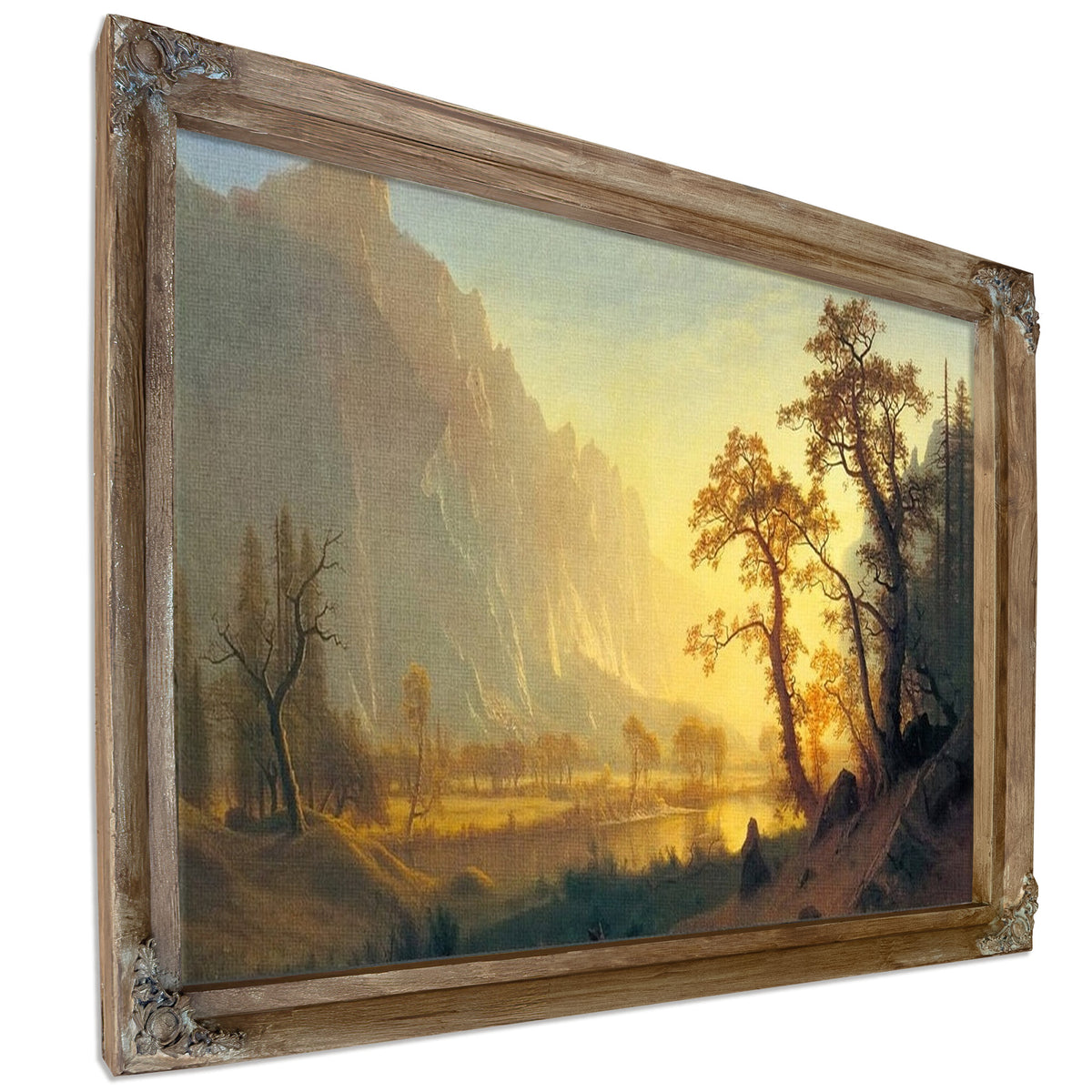 Sunrise Yosemite Valley By Albert Bierstadt