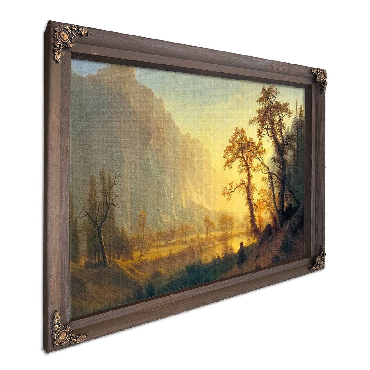 Sunrise Yosemite Valley By Albert Bierstadt