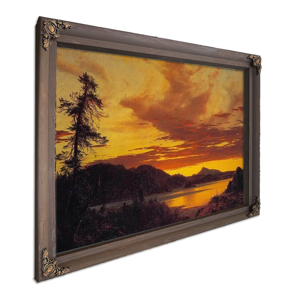 Sunset 1856 By Frederic Edwin Church