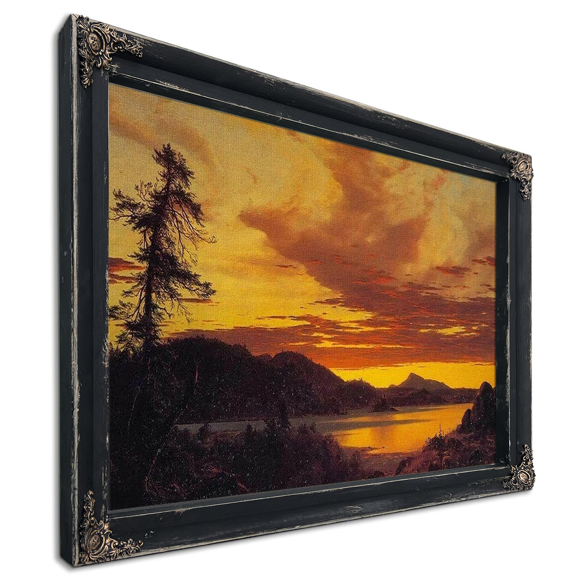 Sunset 1856 By Frederic Edwin Church