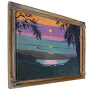 Sunset At Grace Orange And Violet Sky by Felix Vallotton