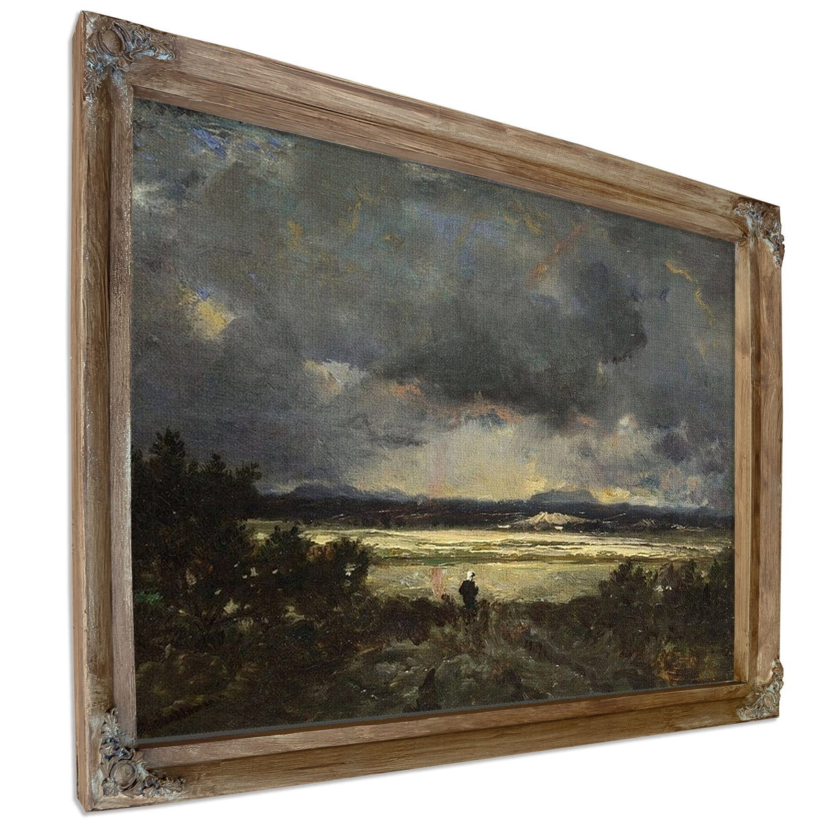 Sunset In The Auvergne 1844 By Theodore Rousseau