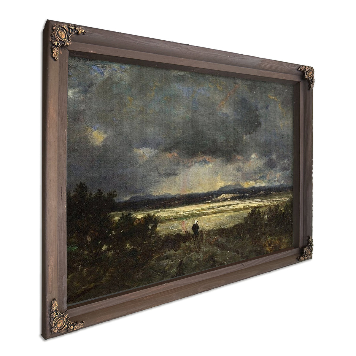 Sunset In The Auvergne 1844 By Theodore Rousseau