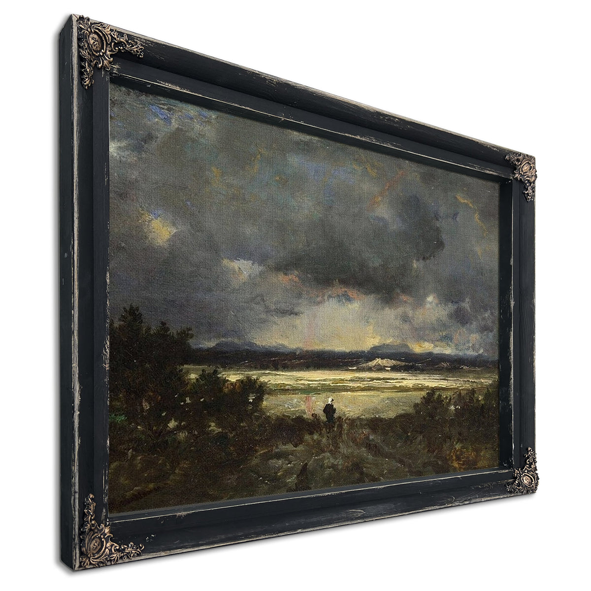 Sunset In The Auvergne 1844 By Theodore Rousseau
