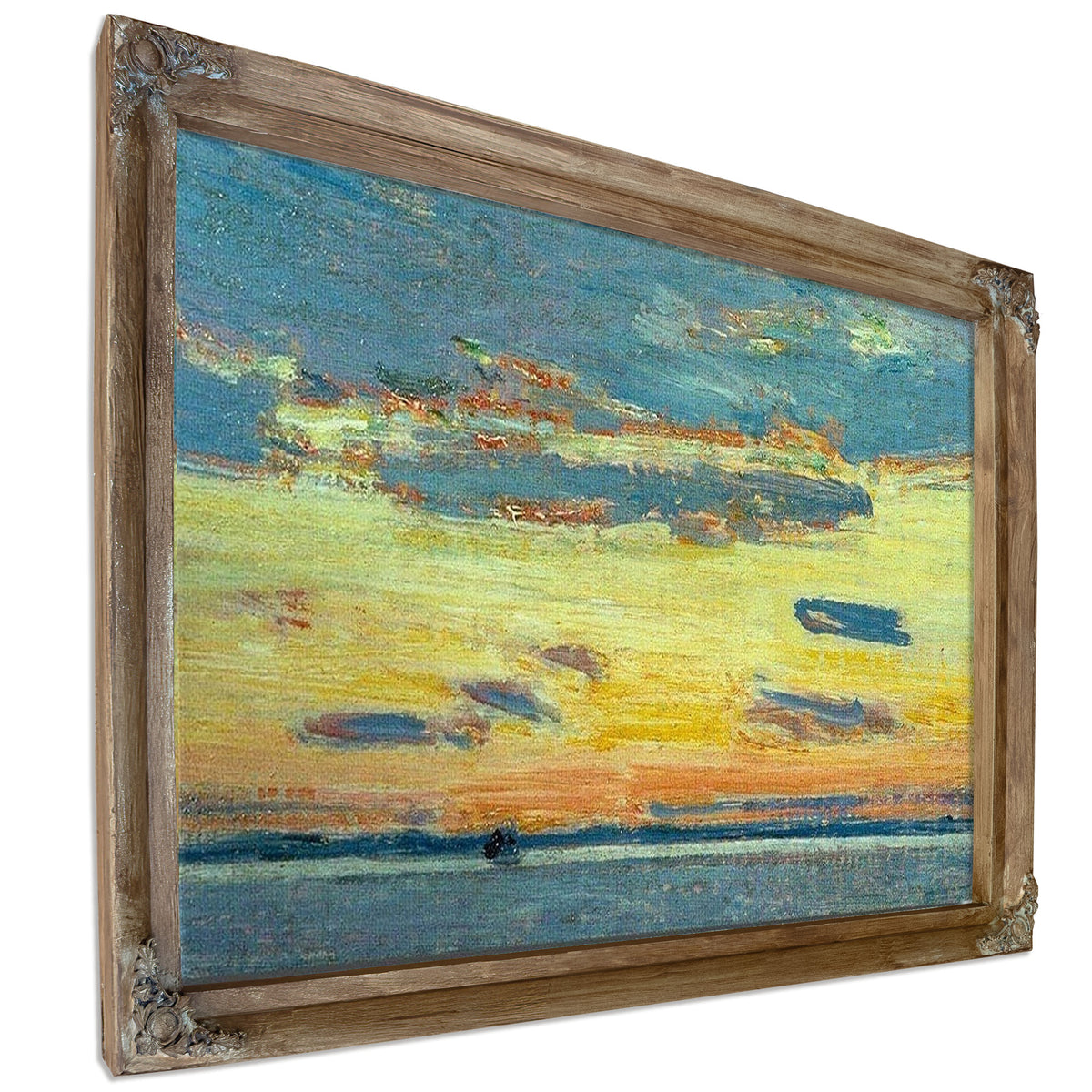 Sunset On The Sea By Childe Hassam