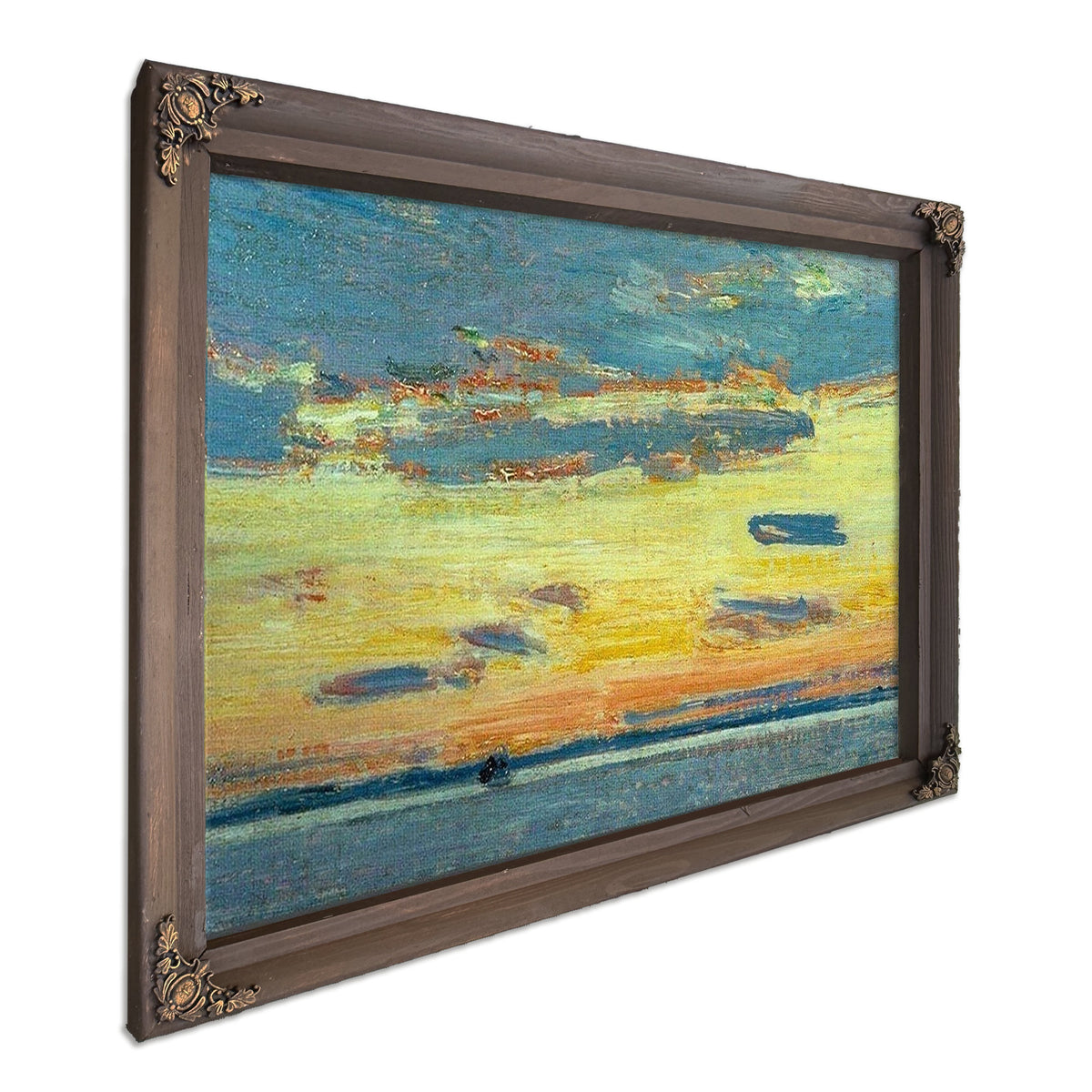 Sunset On The Sea By Childe Hassam