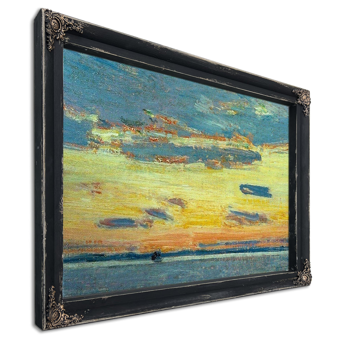 Sunset On The Sea By Childe Hassam