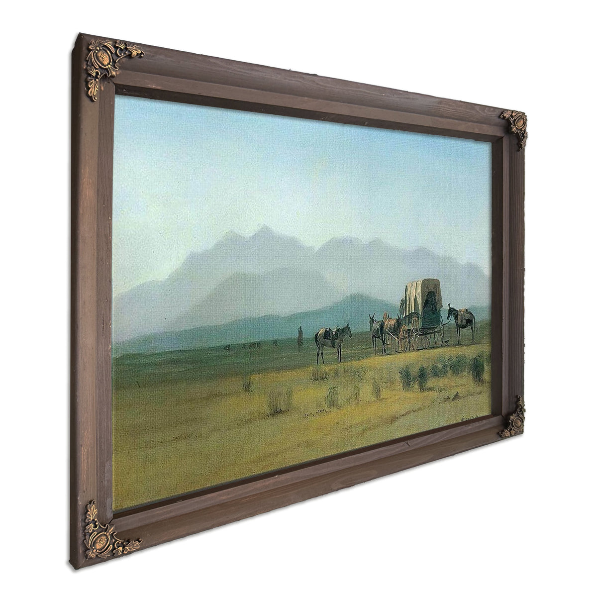 Surveyors Wagon By Albert Bierstadt