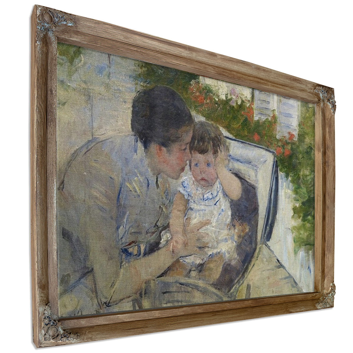 Susan Comforting The Baby By Mary Cassatt