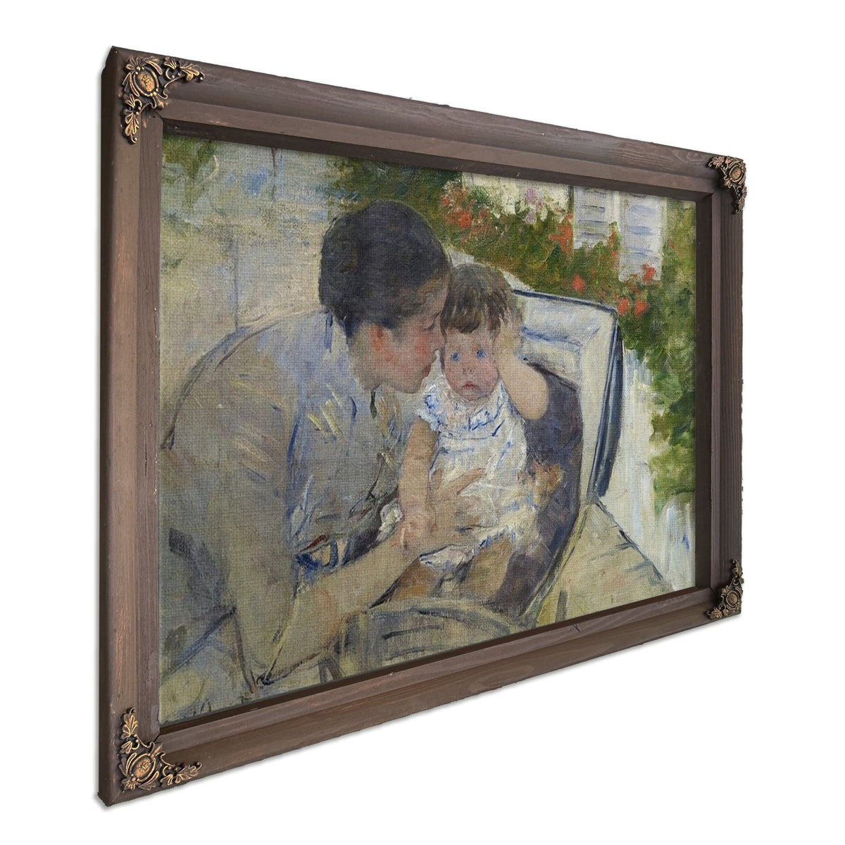 Susan Comforting The Baby By Mary Cassatt
