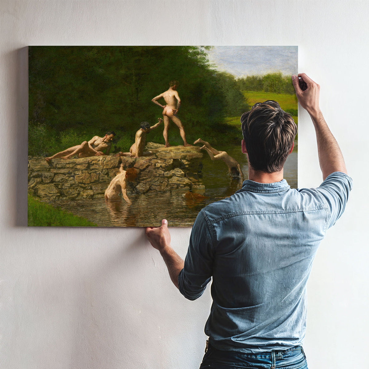 Swimming by Thomas Eakins