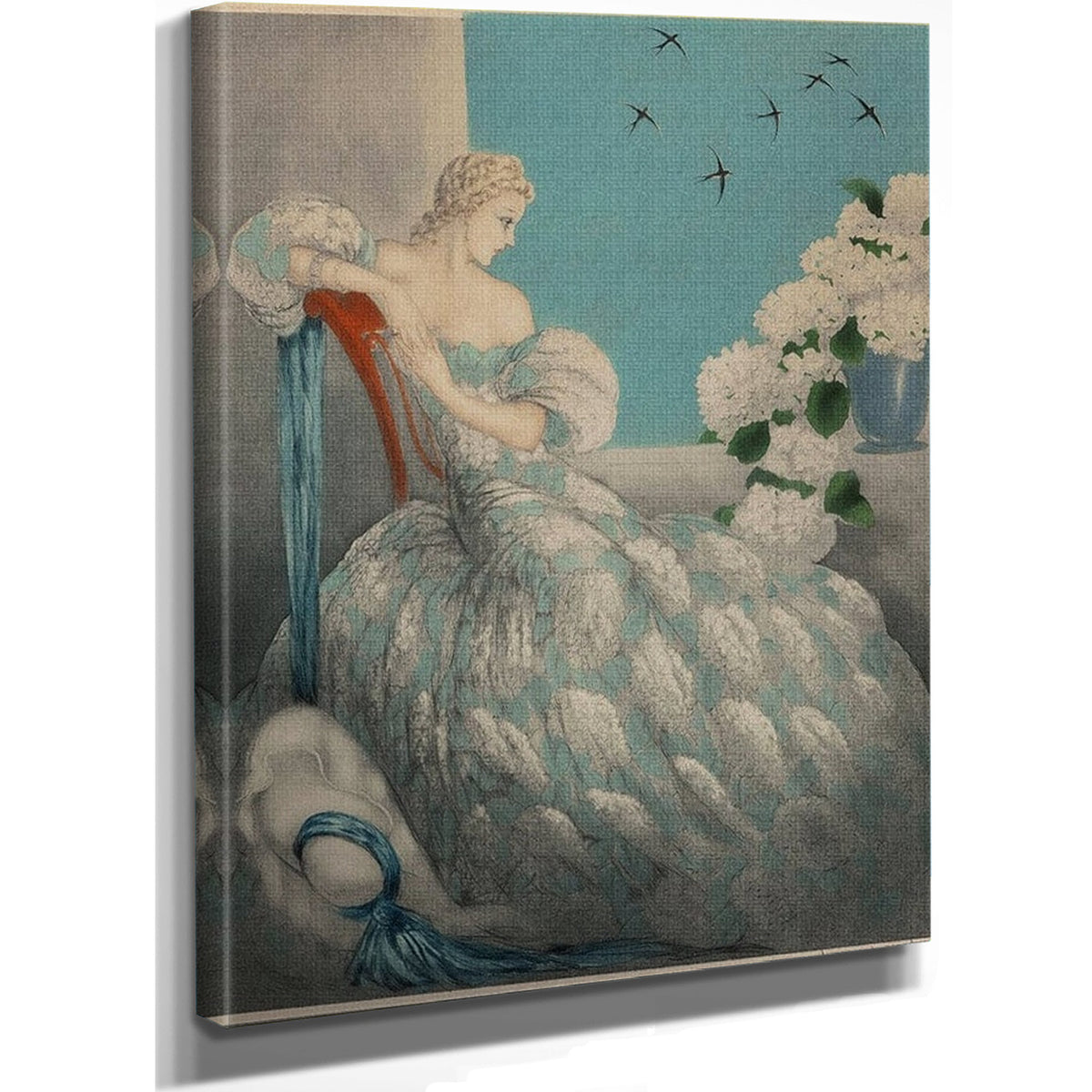 Symphonie En Bleu 1936 By Louis Icart