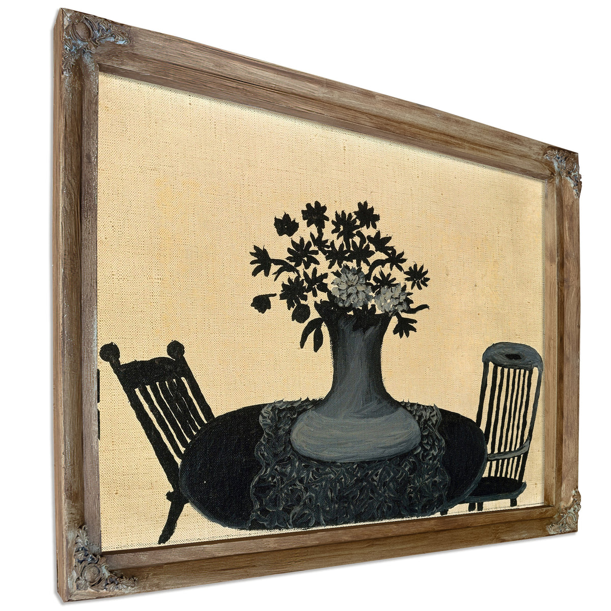 Table And Two Chairs by Horace Pippin
