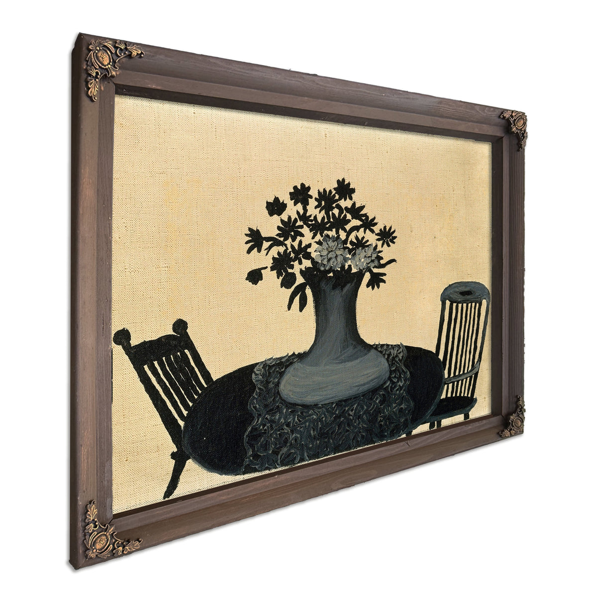 Table And Two Chairs by Horace Pippin