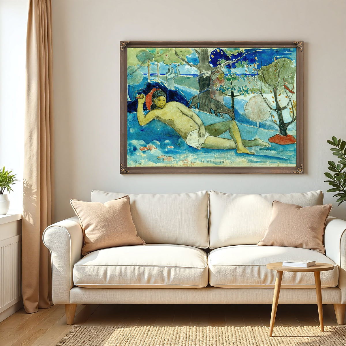 Te Arii Vahine The Queen Of Beauty Or The Noble Queen by Paul Gauguin