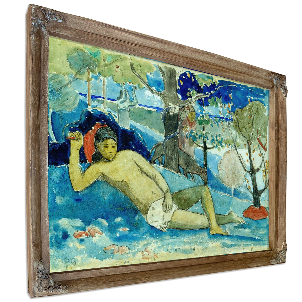 Te Arii Vahine The Queen Of Beauty Or The Noble Queen by Paul Gauguin