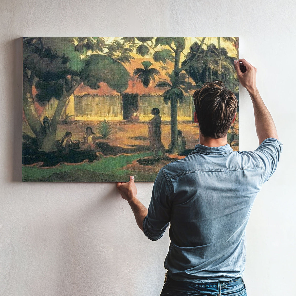 Te Raau Rahi ( The Big Tree) By Paul Gauguin