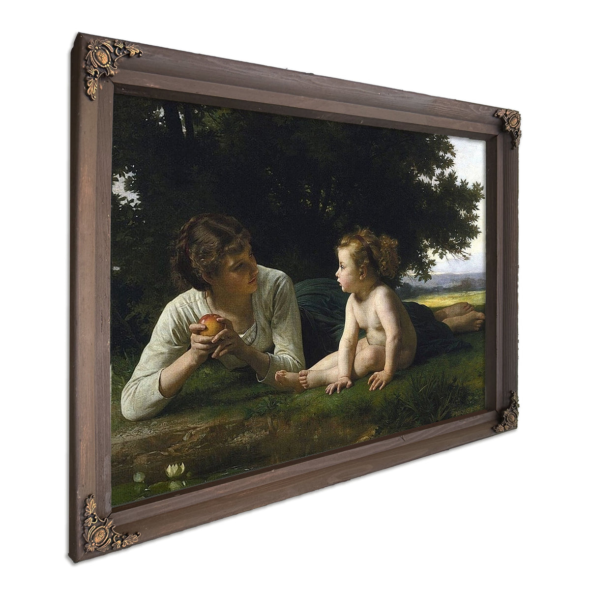 Temptation By William Adolphe Bouguereau
