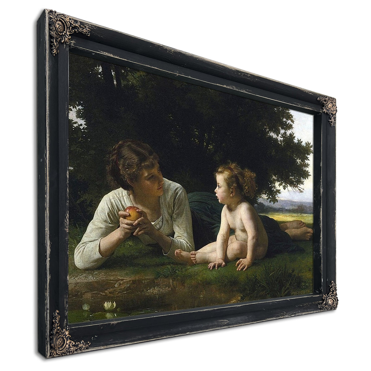 Temptation By William Adolphe Bouguereau