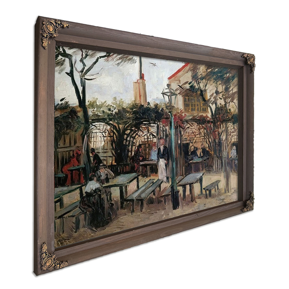 Terrace Of A Cafe On Montmartre By Vincent Van Gogh