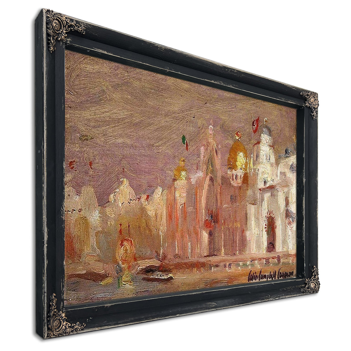 The 1900 Paris Exposition By Colin Campbell Cooper