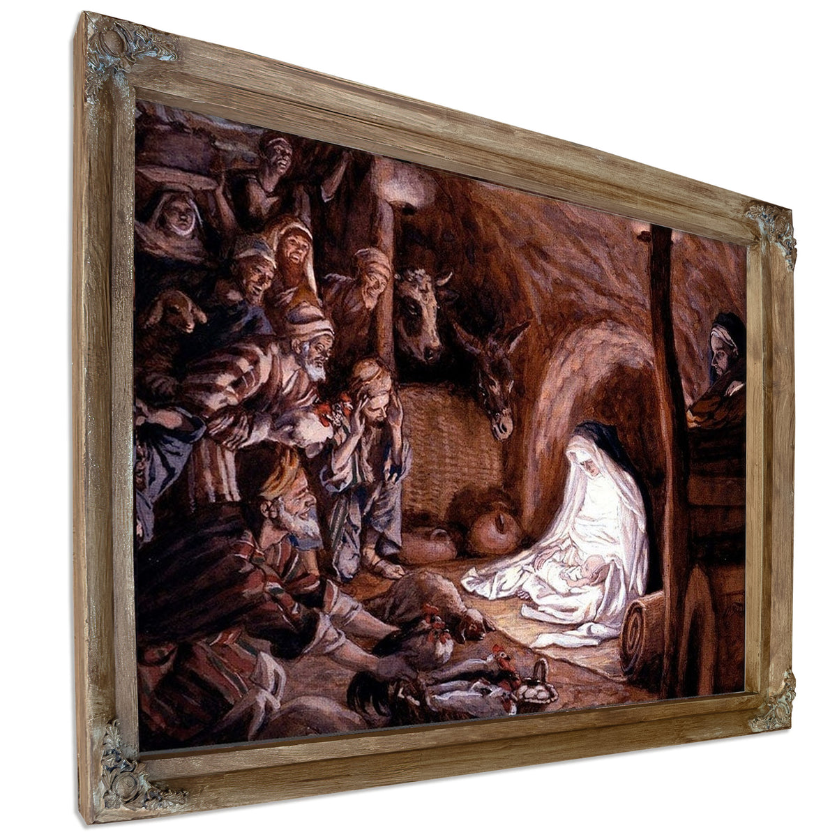 The Adoration Of The Shepherds By James Tissot