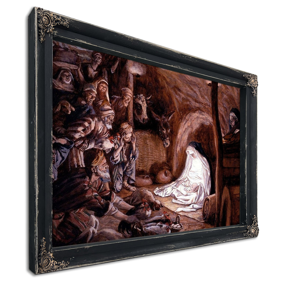 The Adoration Of The Shepherds By James Tissot