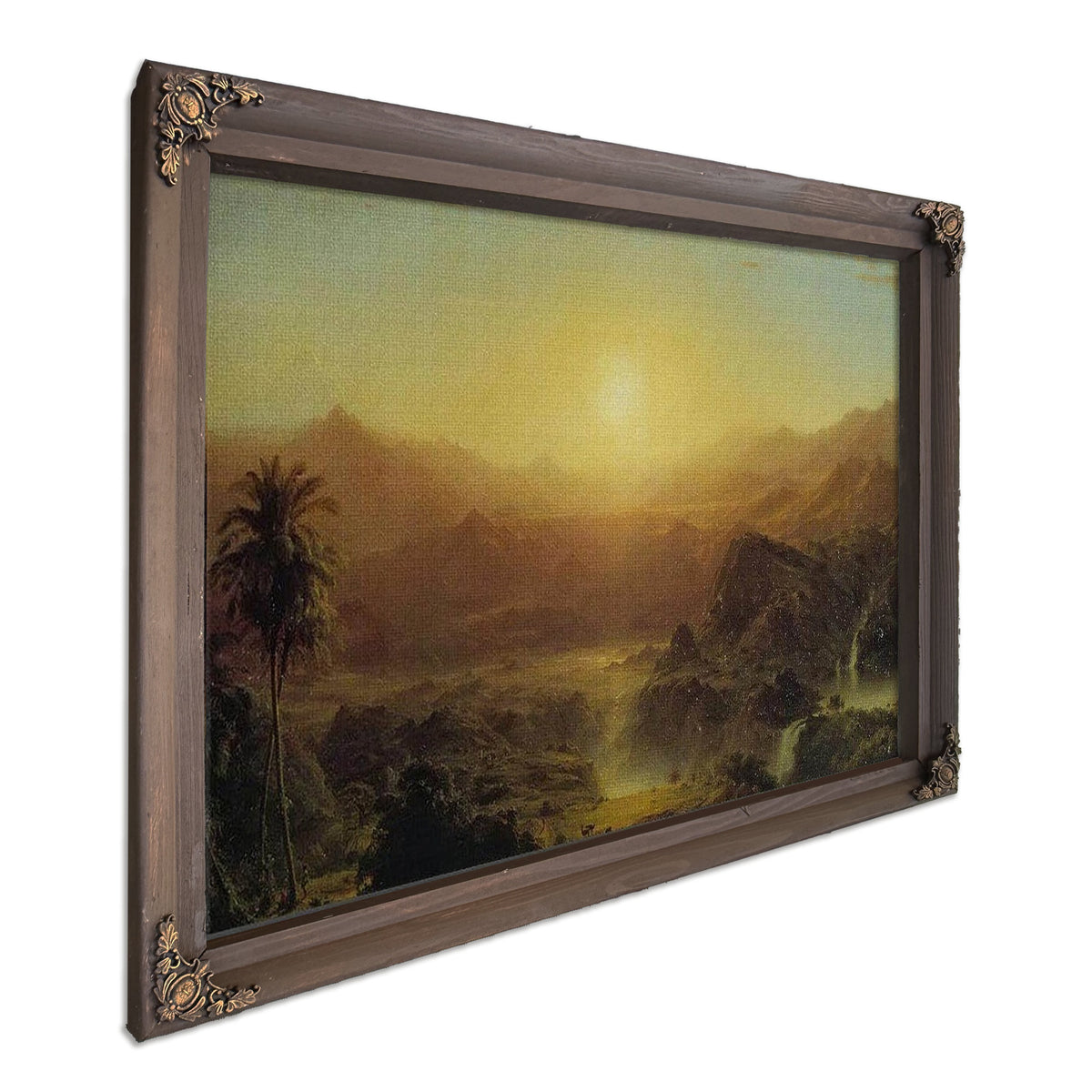 The Andes Of Ecuador By Frederic Edwin Church