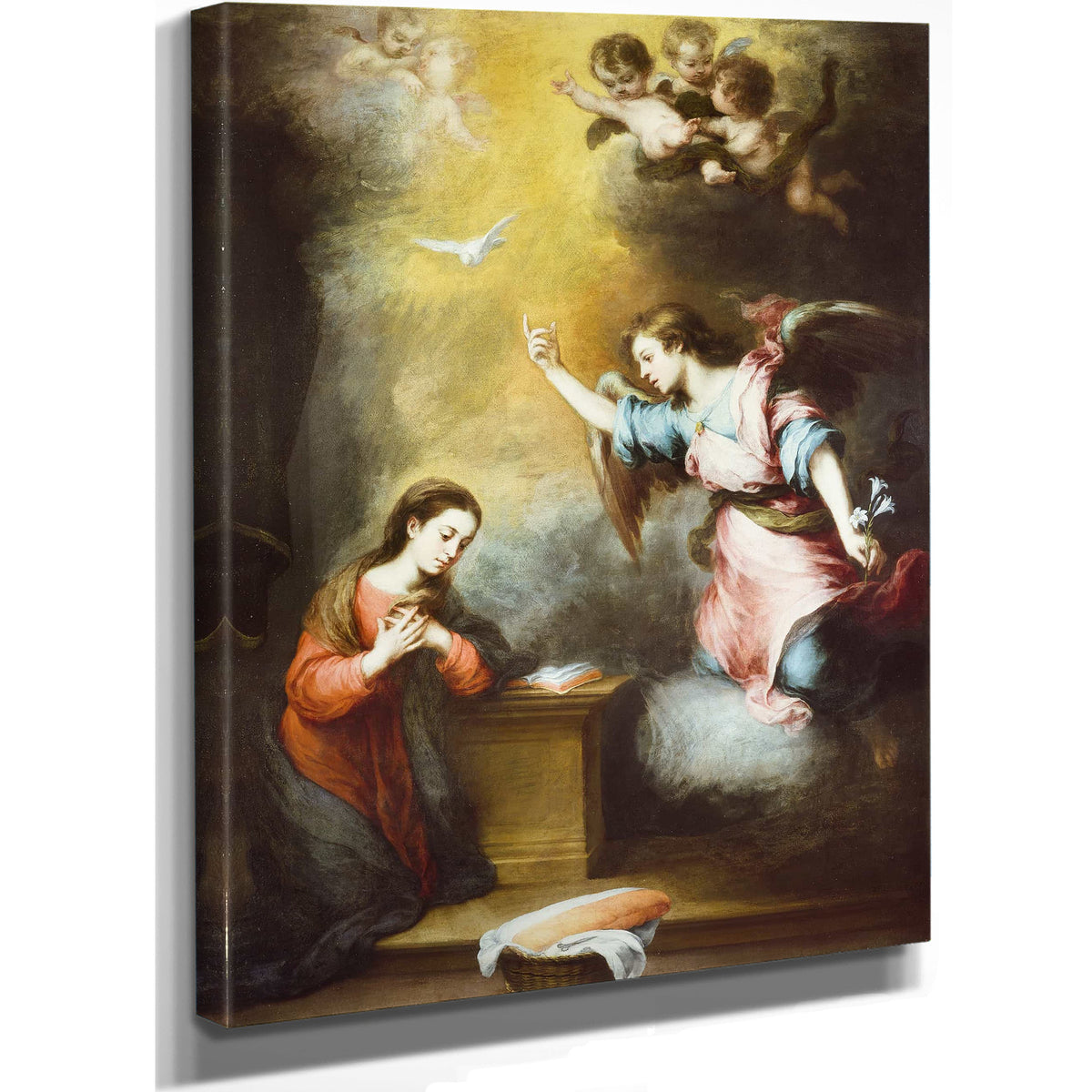 The Annunciation by Bartolome Esteban Murillo