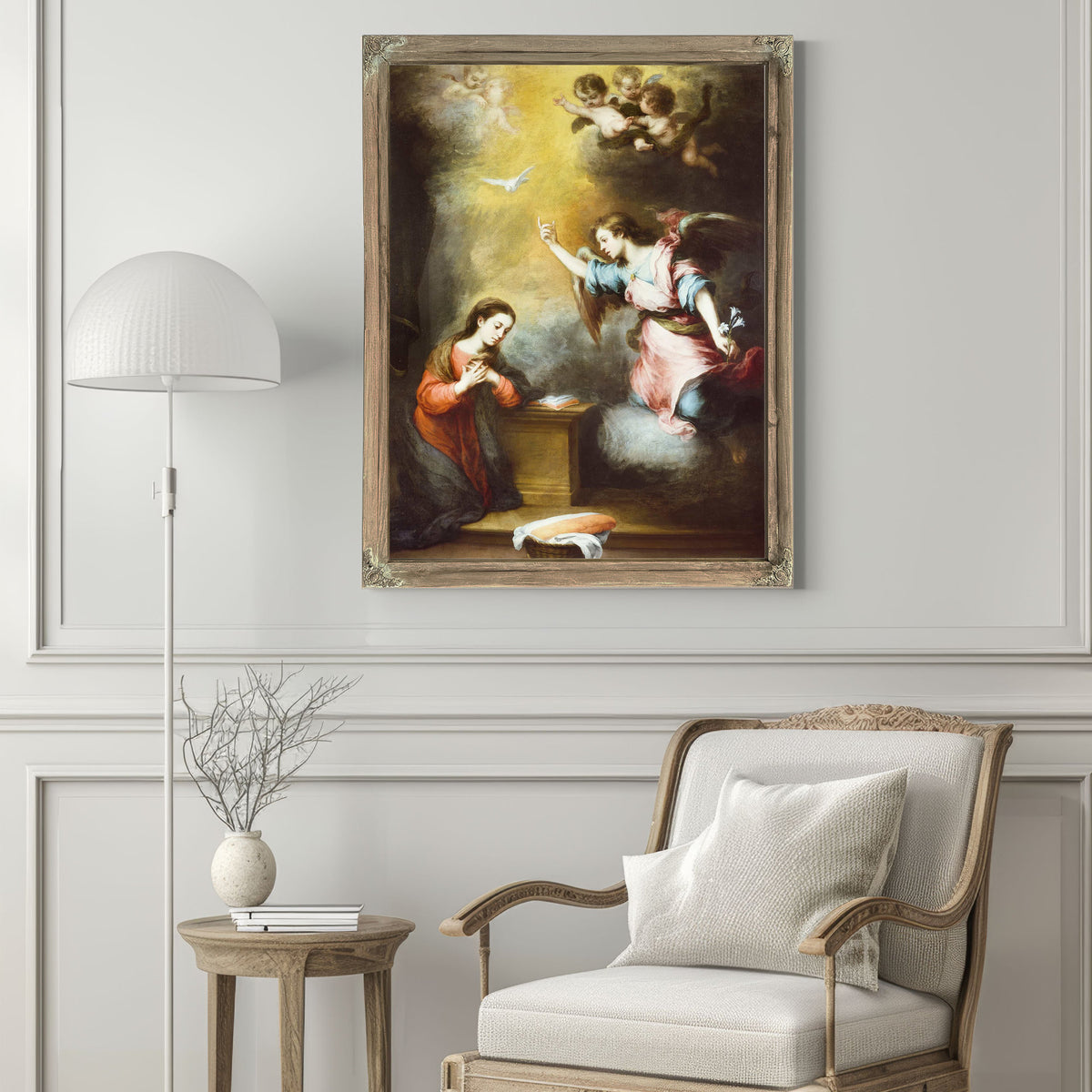 The Annunciation by Bartolome Esteban Murillo