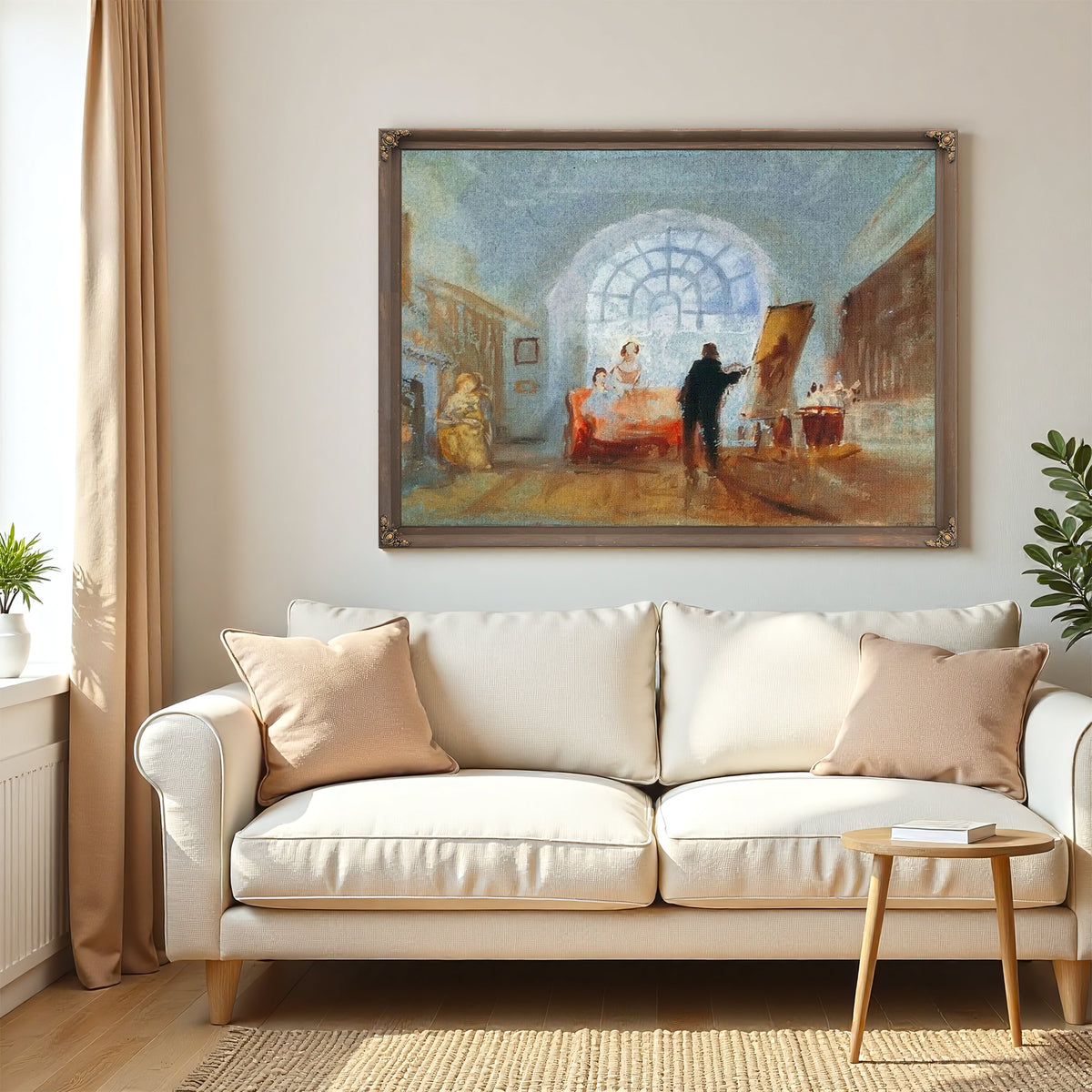The Artist And His Admirers By Jwm Turner