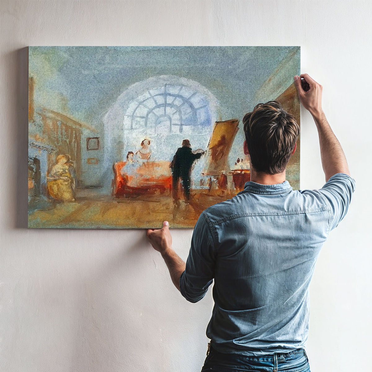The Artist And His Admirers By Jwm Turner