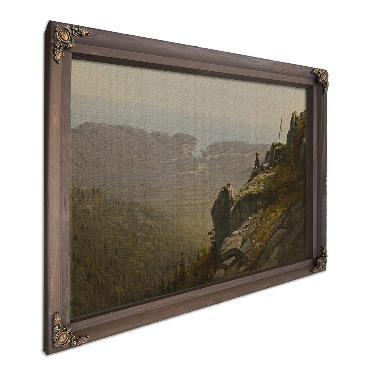 The Artist Sketching At Mount Desert, Maine By Sanford Robinson Gifford