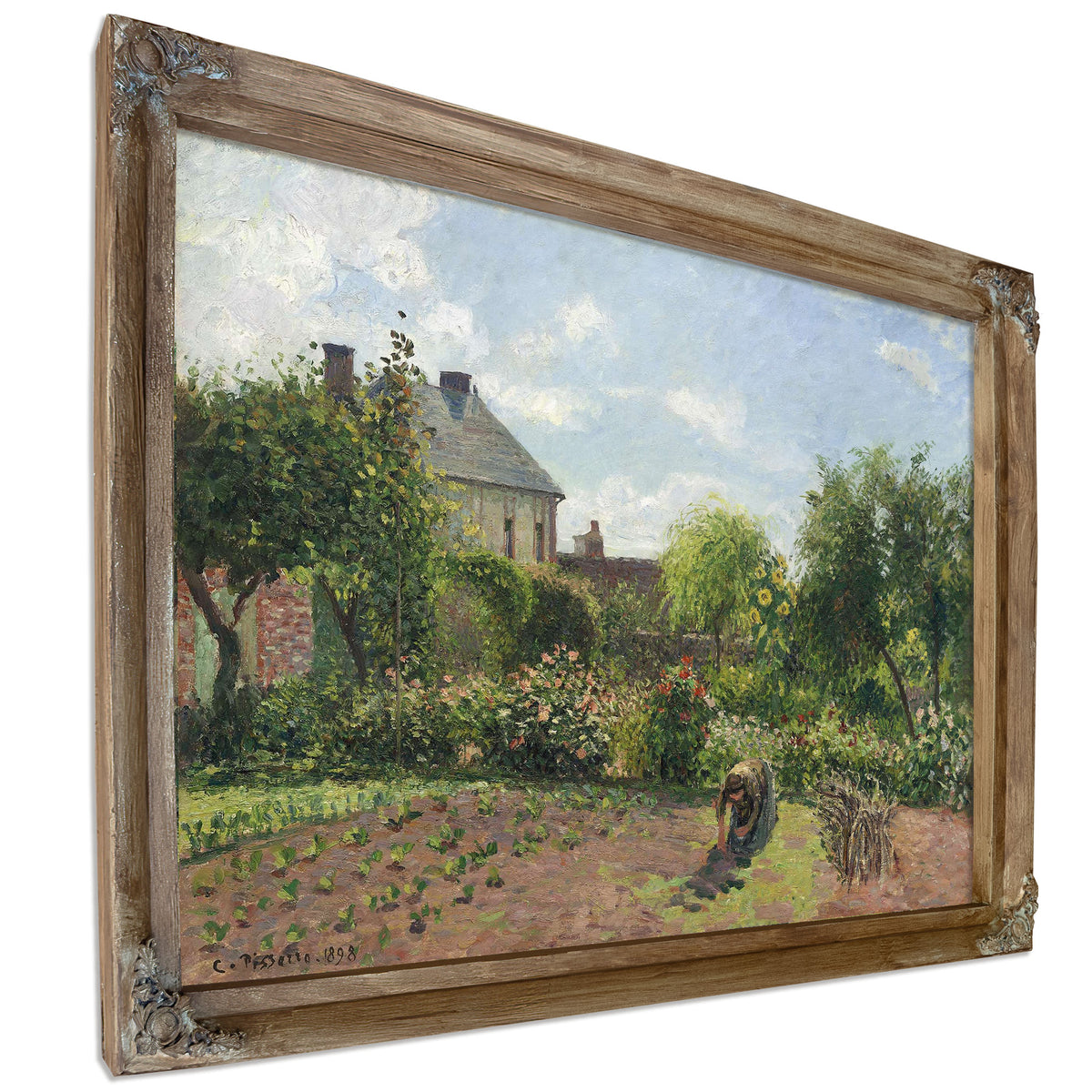 The Artists Garden At Eragny by Camille Pissarro
