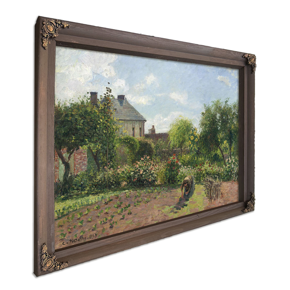 The Artists Garden At Eragny by Camille Pissarro