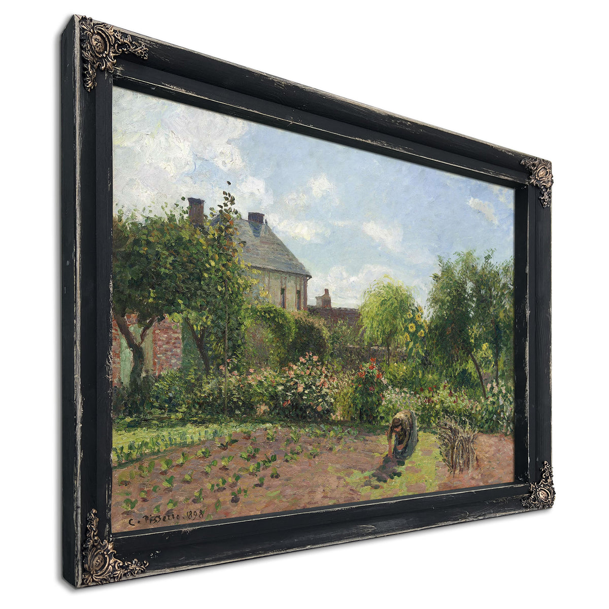 The Artists Garden At Eragny by Camille Pissarro
