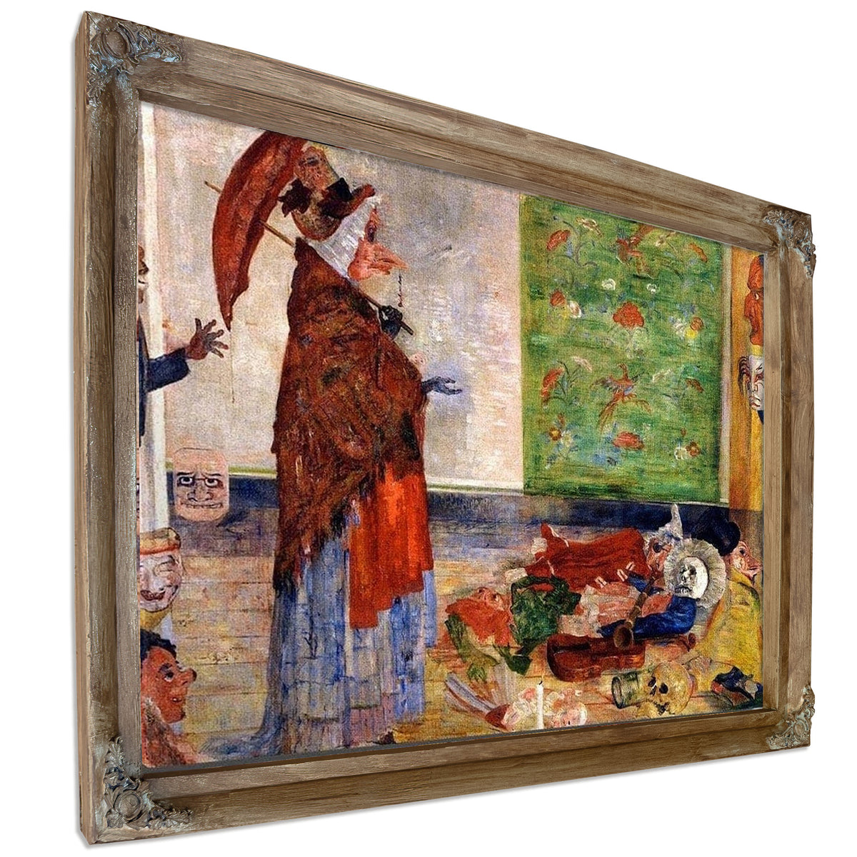 The Astonishment Of The Mask Wouse By James Ensor
