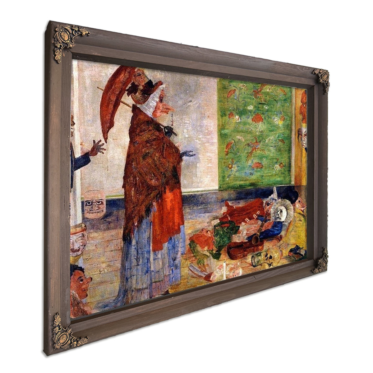 The Astonishment Of The Mask Wouse By James Ensor
