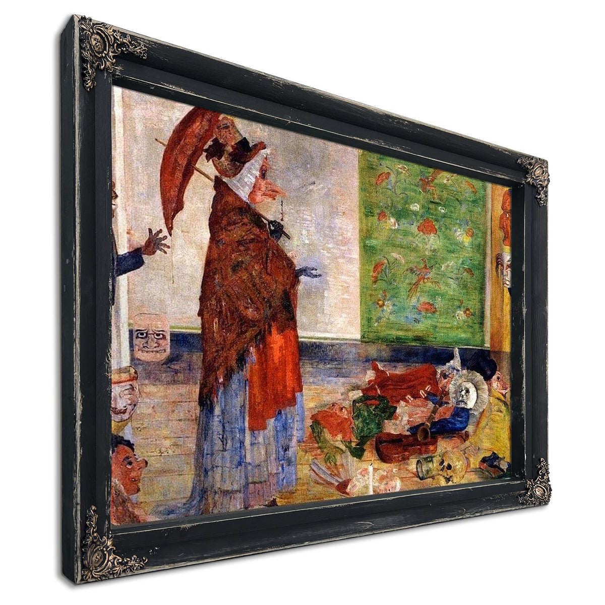 The Astonishment Of The Mask Wouse By James Ensor