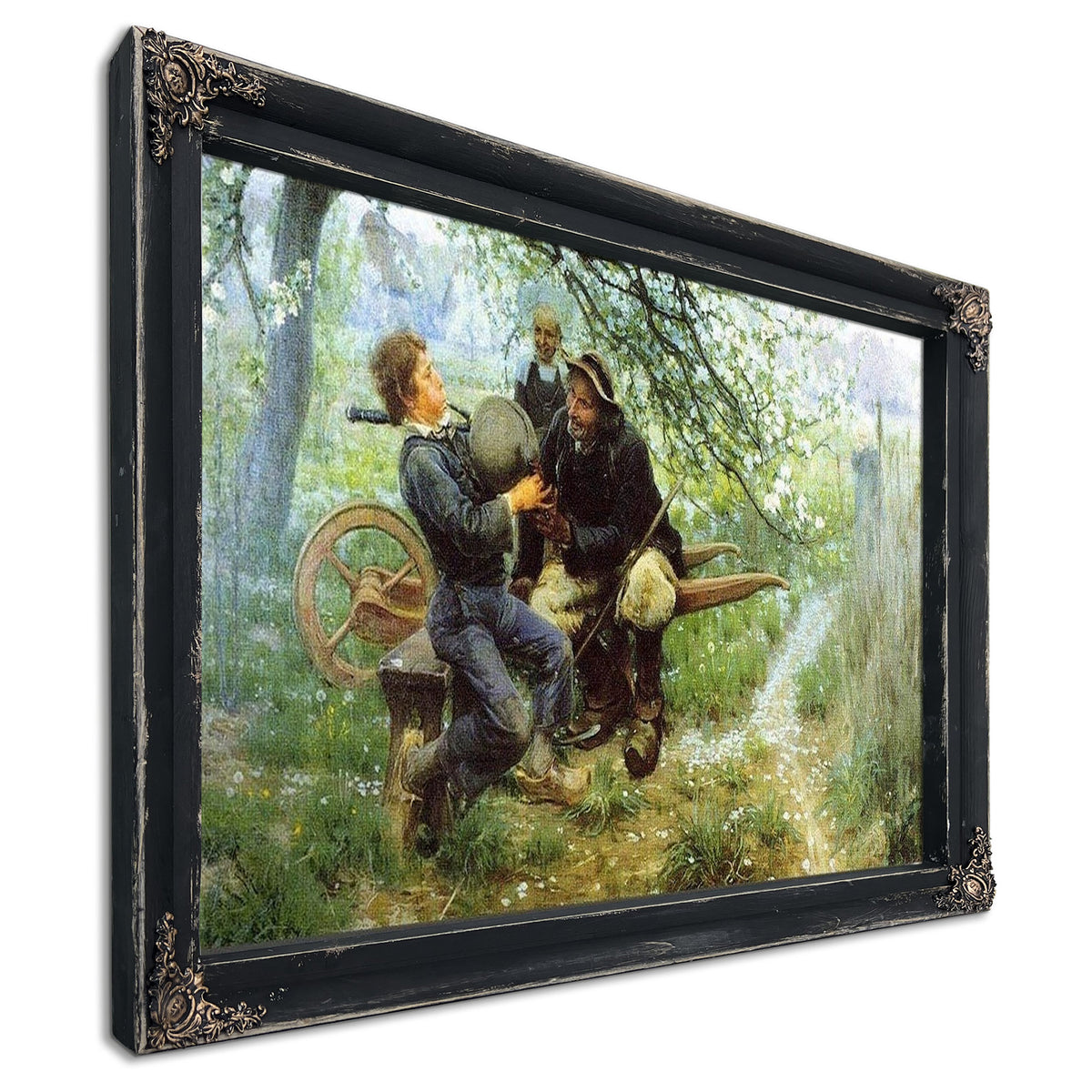 The Bagpipe Lesson By Henry Ossawa Tanner