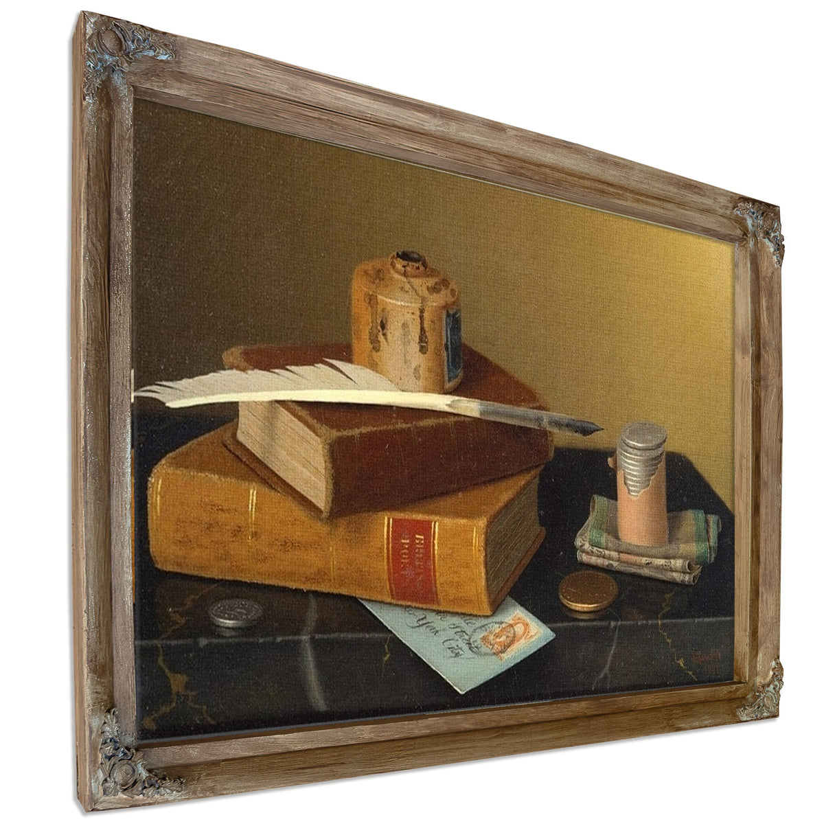 The Banker's Table By William Michael Harnett