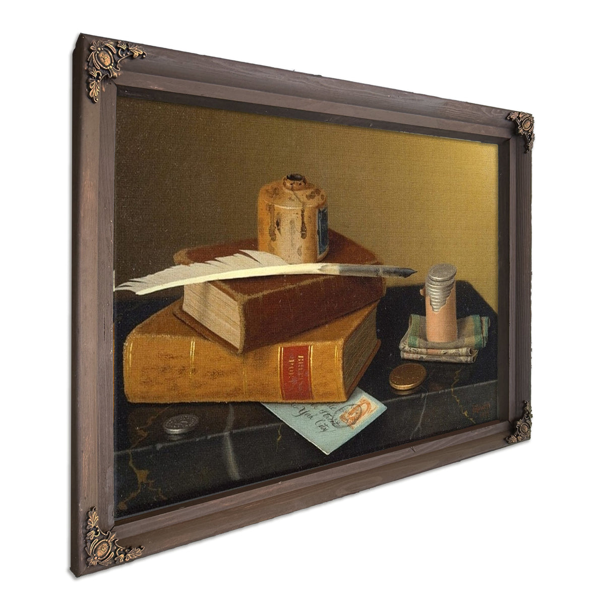 The Banker's Table By William Michael Harnett