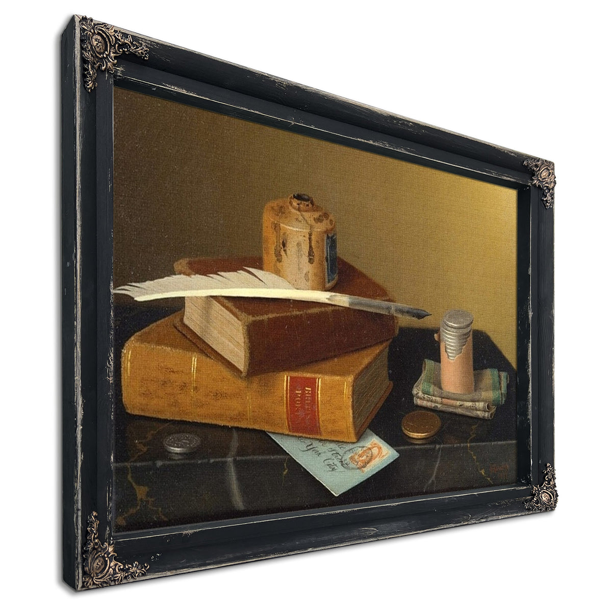 The Banker's Table By William Michael Harnett